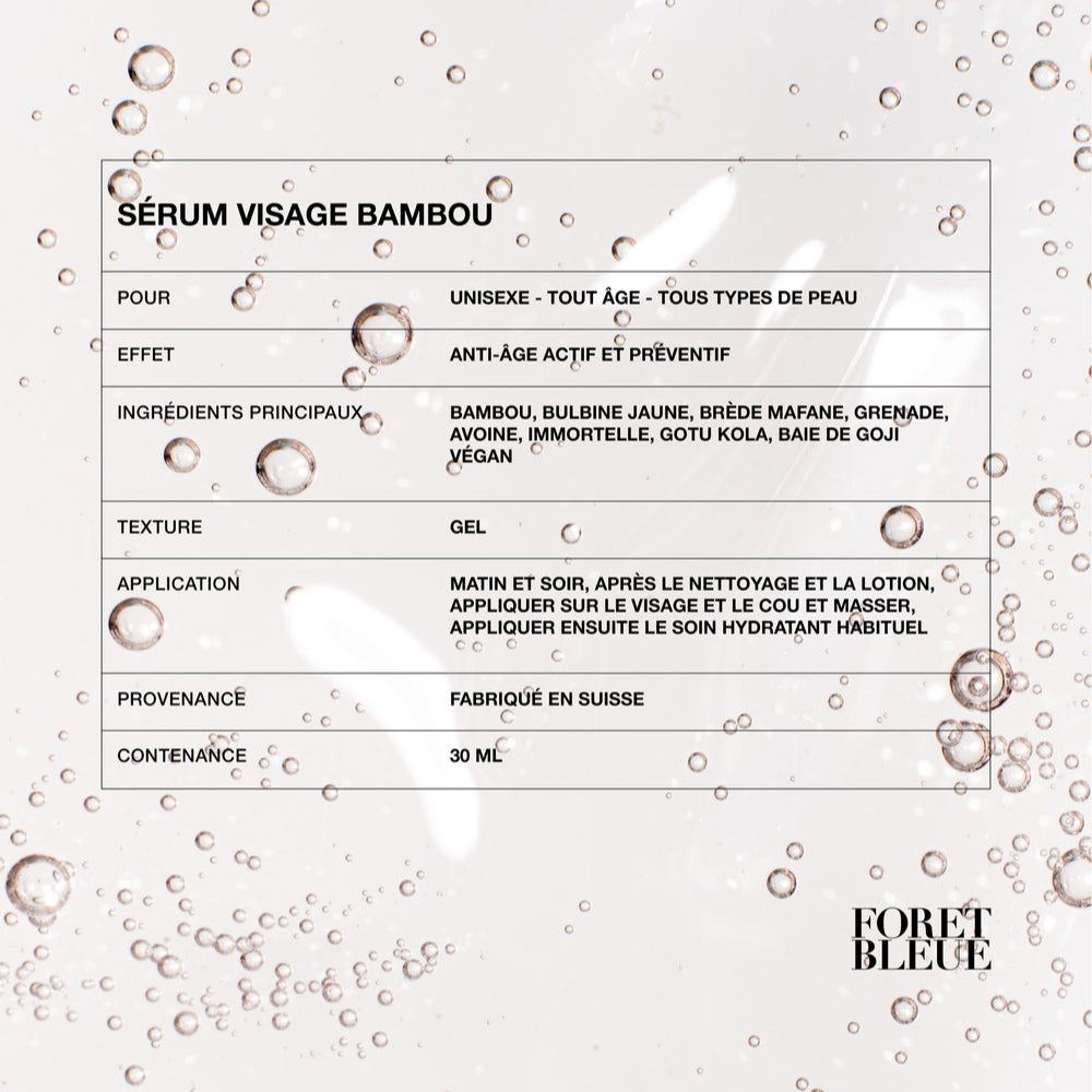 Sérum visage Bambou